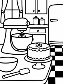 Coloring page 3 from Nostalgic Days