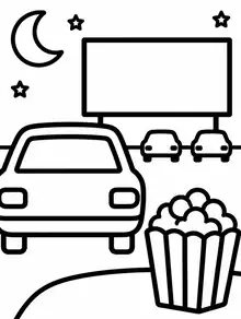 Coloring page 4 from Nostalgic Days