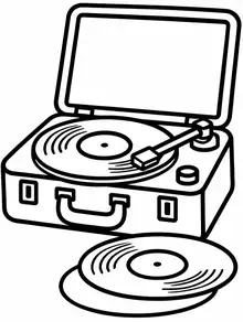 Coloring page 5 from Nostalgic Days