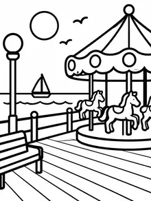 Coloring page 9 from Nostalgic Days