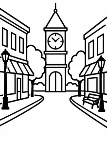 Coloring page 23 from Nostalgic Days